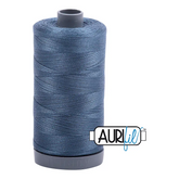Aurifil Mako 28wt Cotton 750 m 820 yd. spool - 1310 Medium Blue Grey